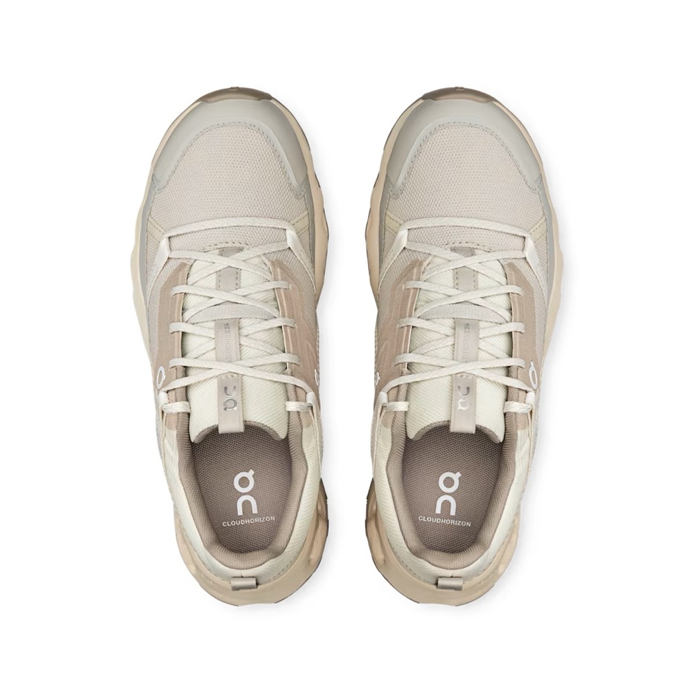 On Running Women's Athletic Shoes in Cream and Tan - Picture 3 of 6